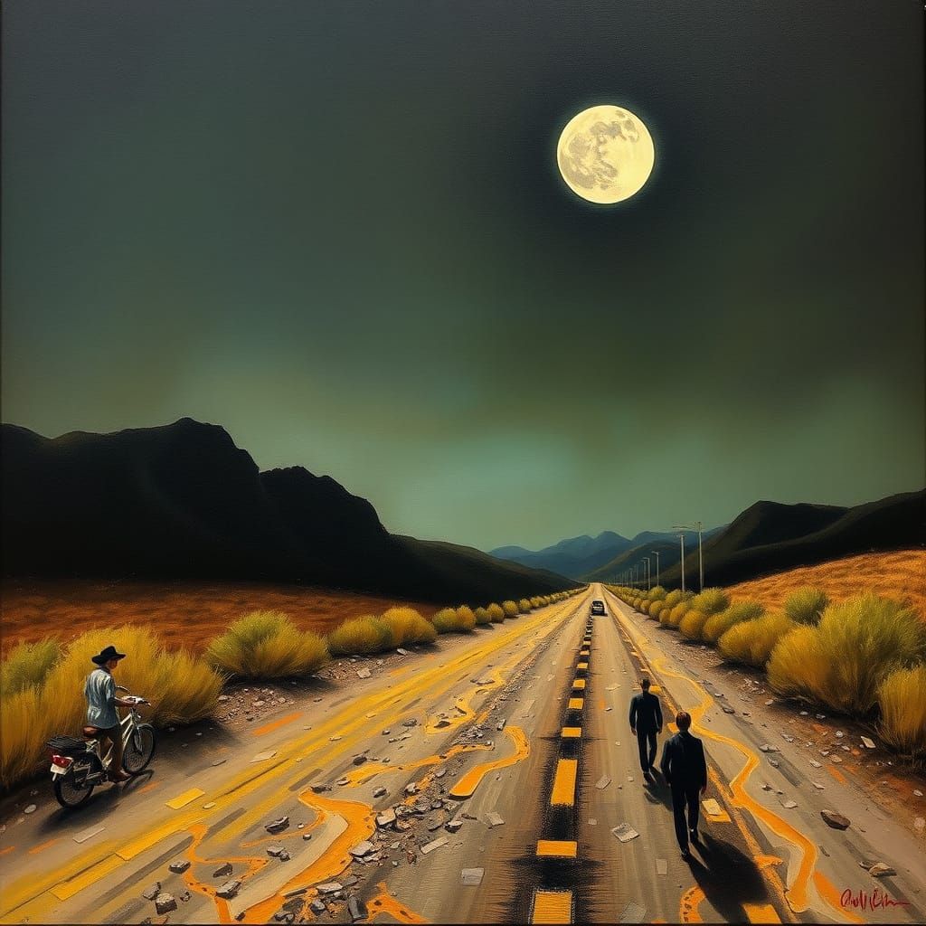 Dreamscapes of Impermanence in Whimsical Abstraction