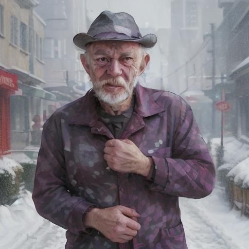 Couple Walking Hand-in-Hand on Snowy Path