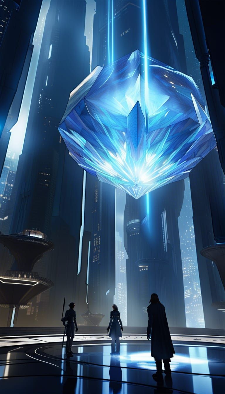 Final Fantasy, enormous, beautiful natural 4d dimensional te...