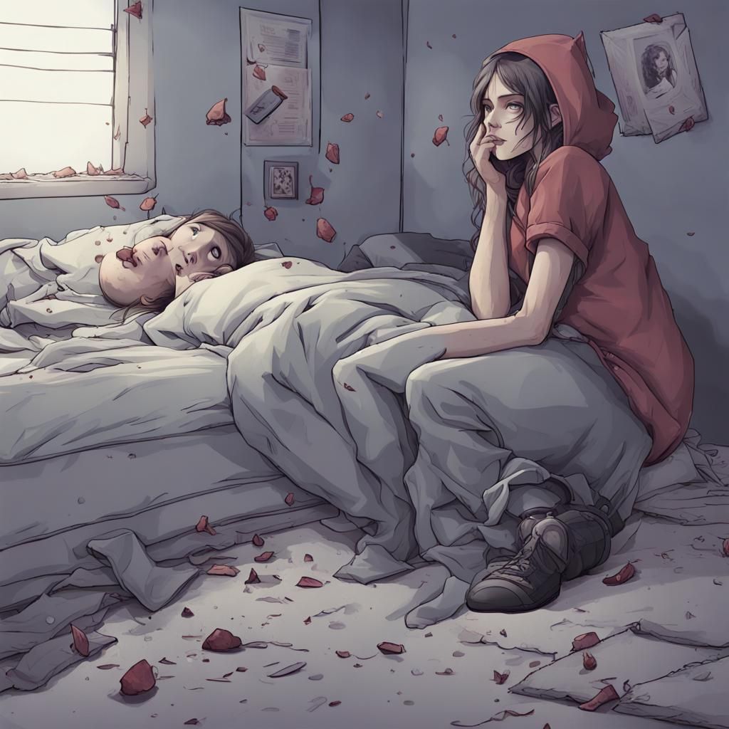 Overwhelming Pain: An AI Generated Vision of Suffering