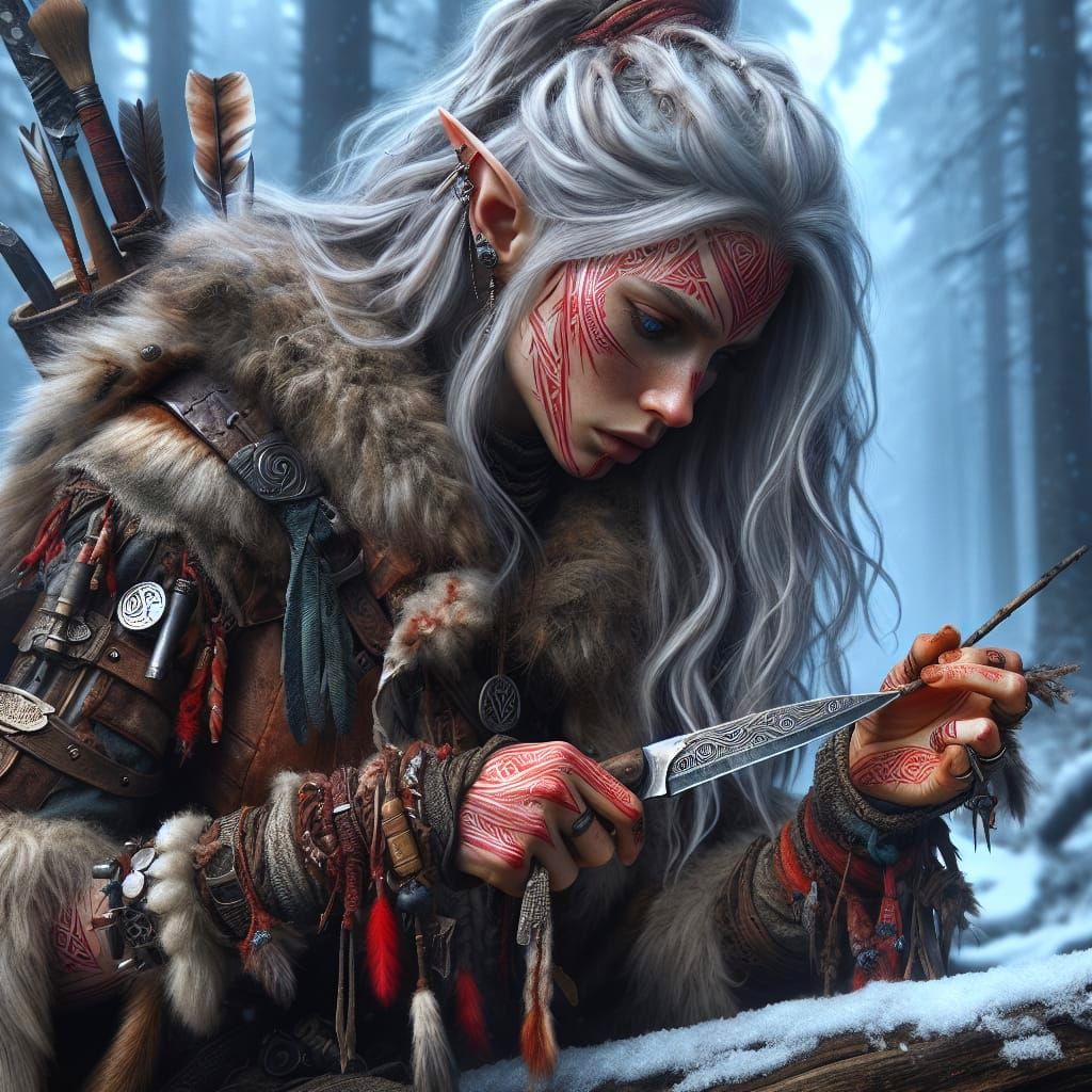 Aelirien: Whittling in the woods