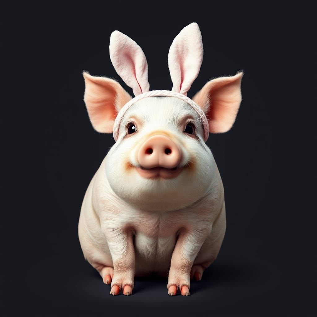 Easter Bunny auditions - head shot