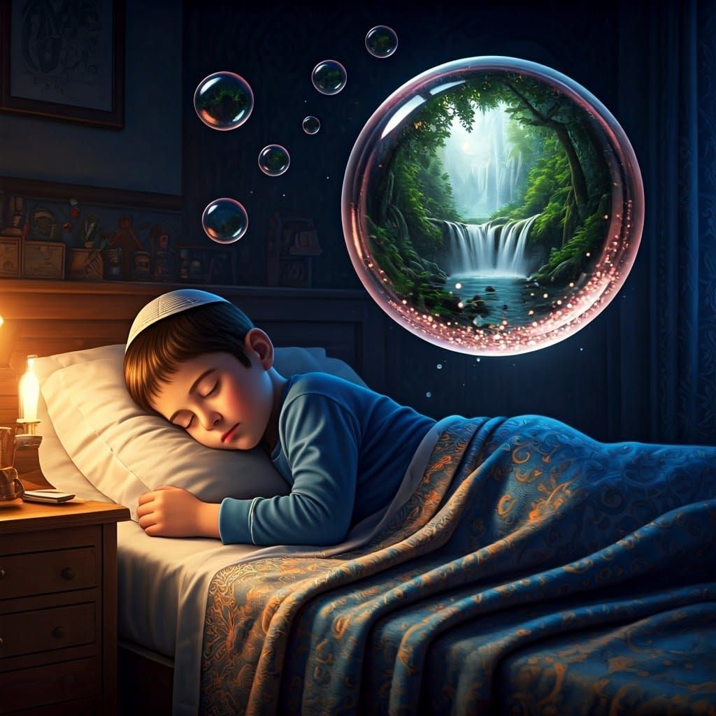 Ultra-Orthodox Boy's Dreamy Midnight Escapade