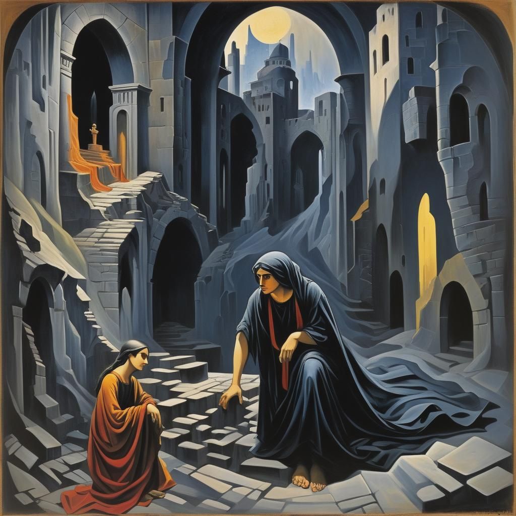 Dark Castle Labyrinth: An Expressionist Nightmare