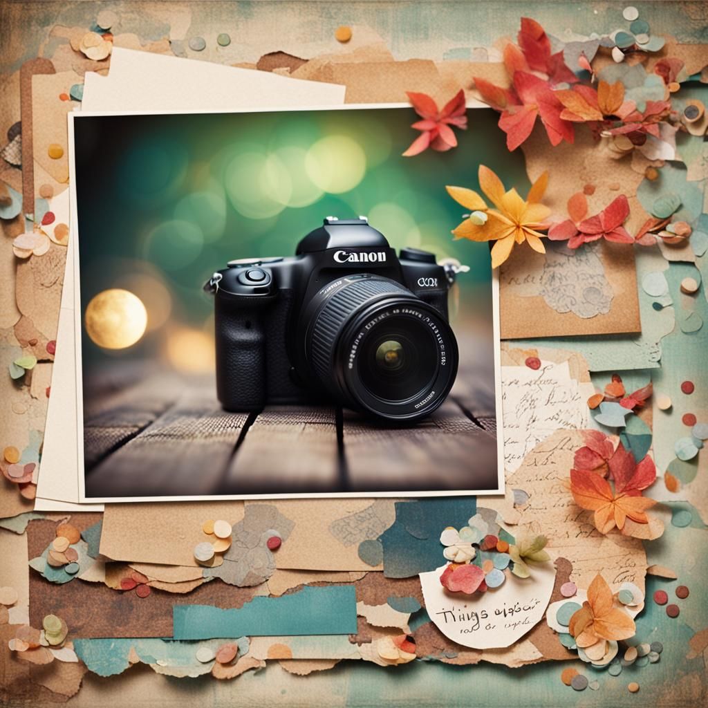 Upside-Down Theme Scrapbook Page in Professional Photography