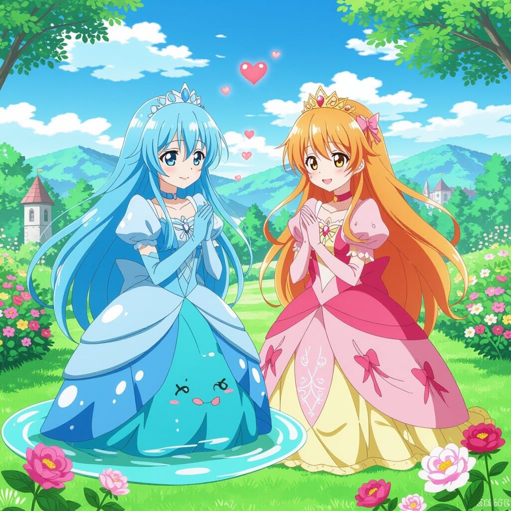 Anime Slime's Royal Love: A Princess's Admirer