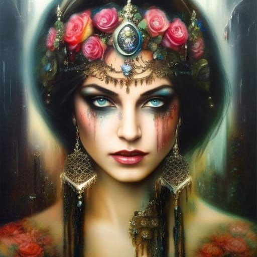 Victorian Goddess in Sinister Fairytale Style