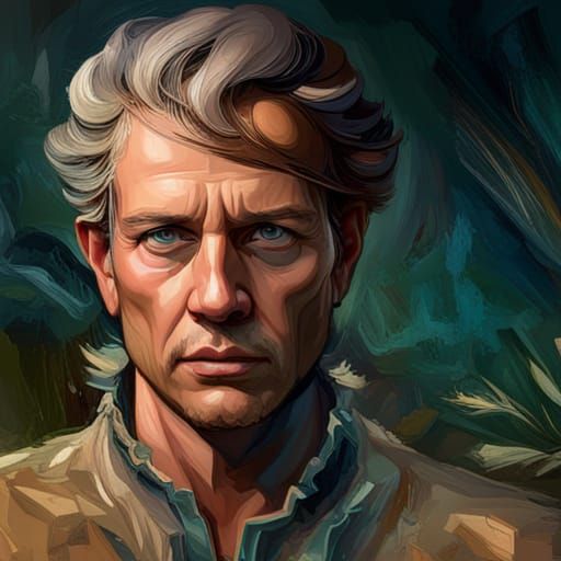 Backyard Archeological Dig: Abstract 3D Digital Art