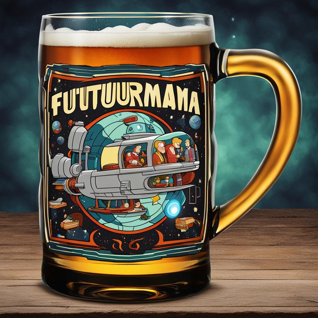 Futurama Beer Mug Still Life