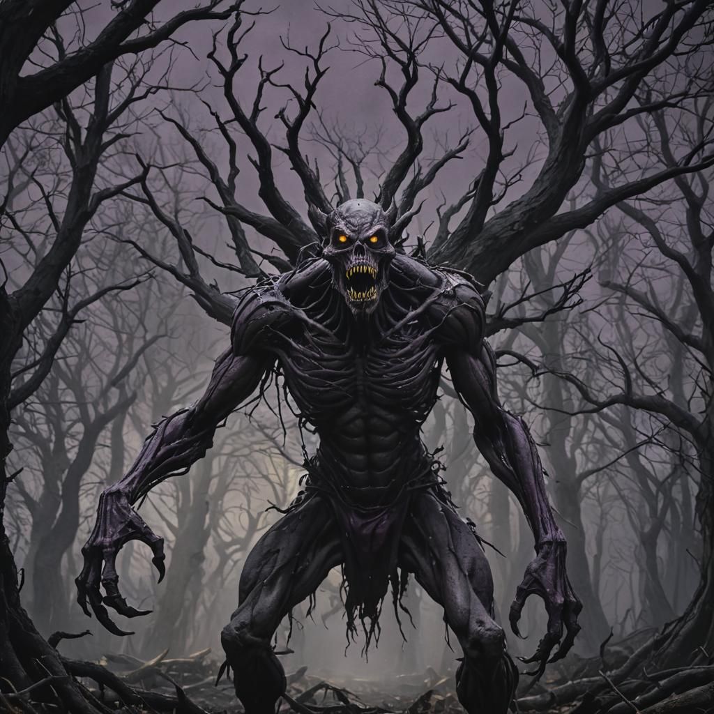 Gnarled Beast Erupts from Darkened Realms