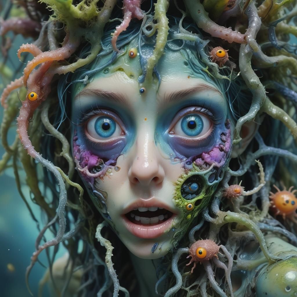 Disgusting Beauty: A Weird Fantasy Portrait in 4K