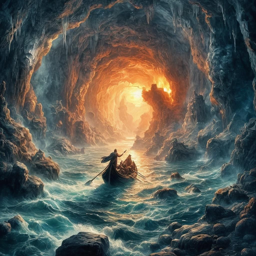 Epic Hades River: Charon the Ferryman