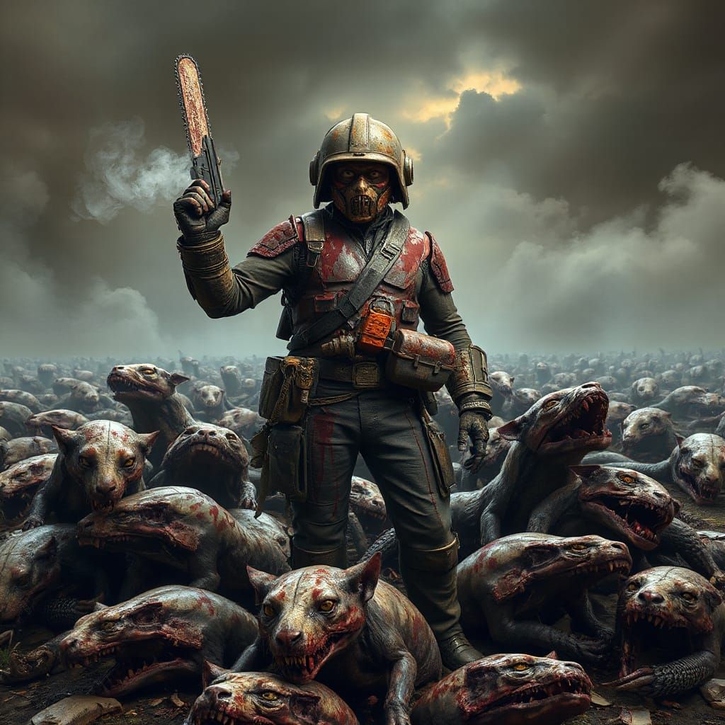 Heroic Minion's Ghastly Victory: Digital Biomechanical Paint...