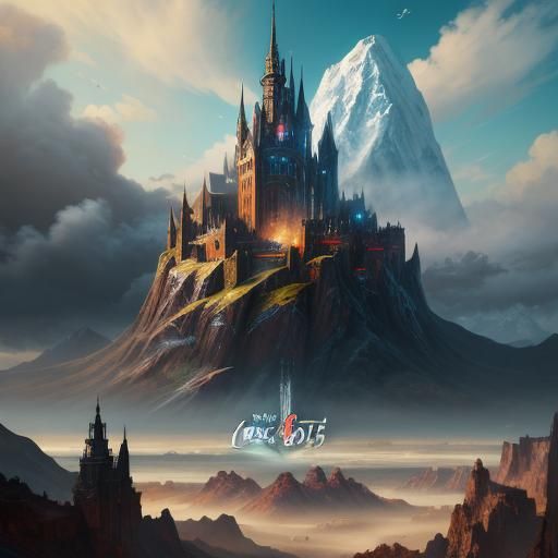 Fantastical Coke Advertisement in Detailed Matte Painting