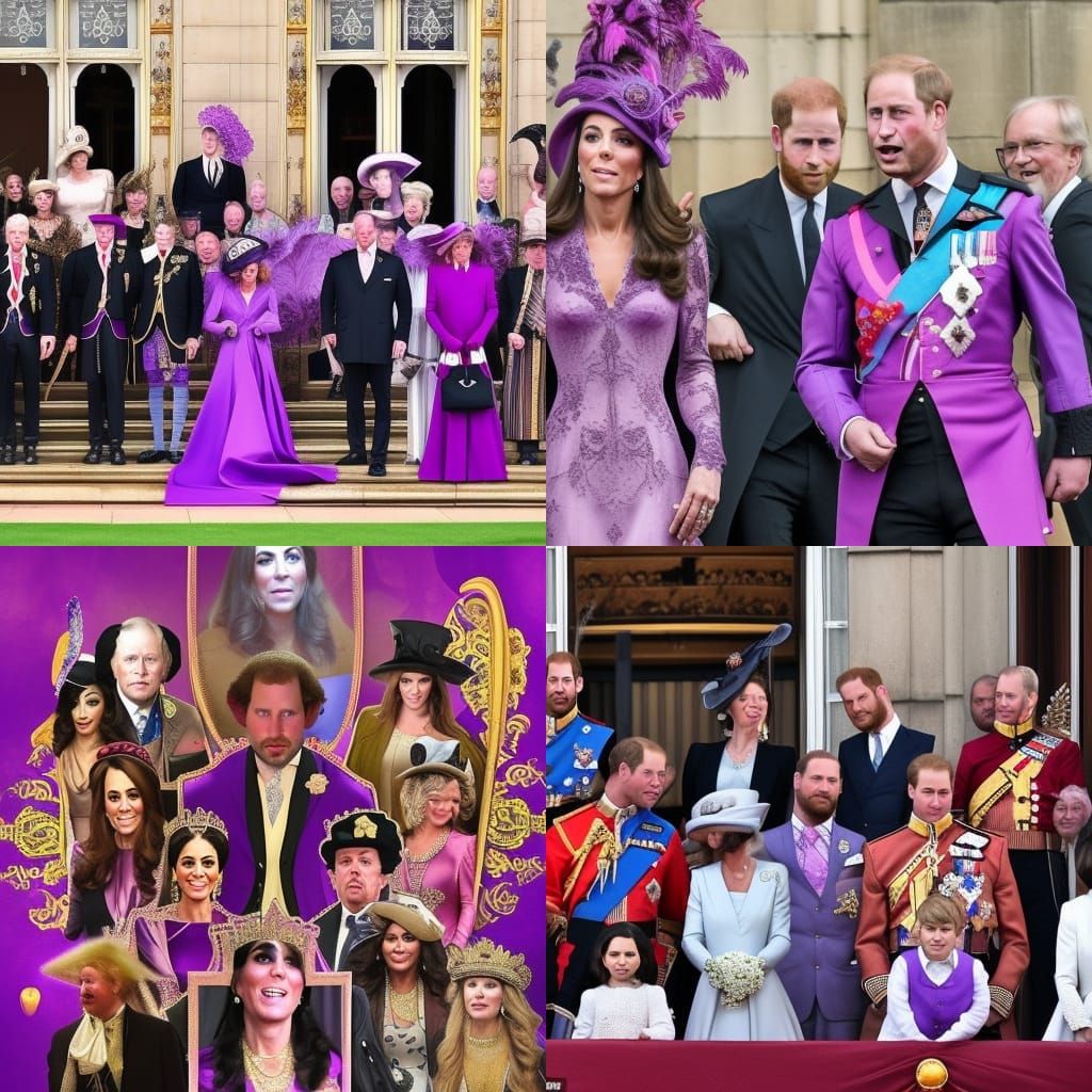 Baroque Steampunk Coronation with Celebrities