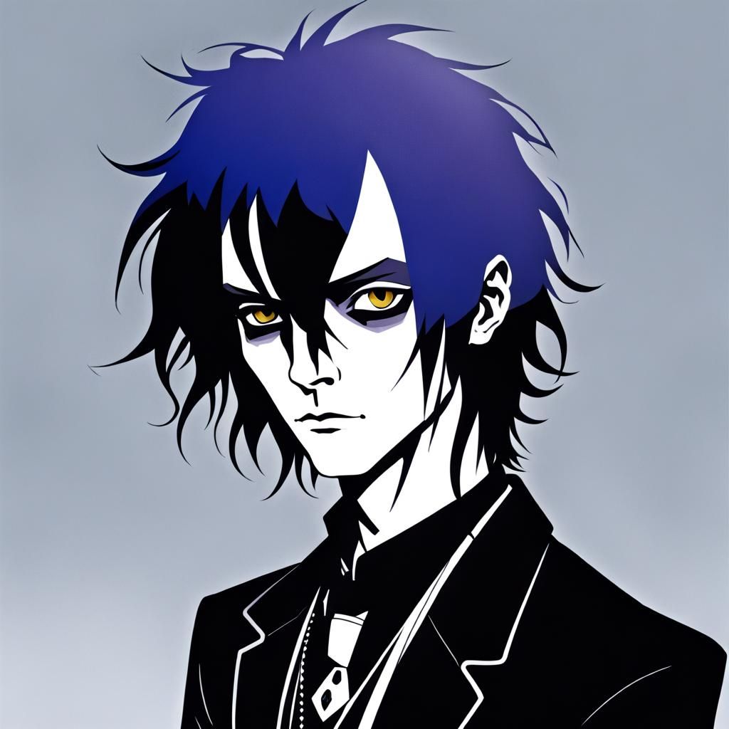 Bishonen Emo Portrait of a Beautiful Figure