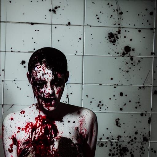 Sensual Couple in Grimy Conditions: Sharp Focus Photo