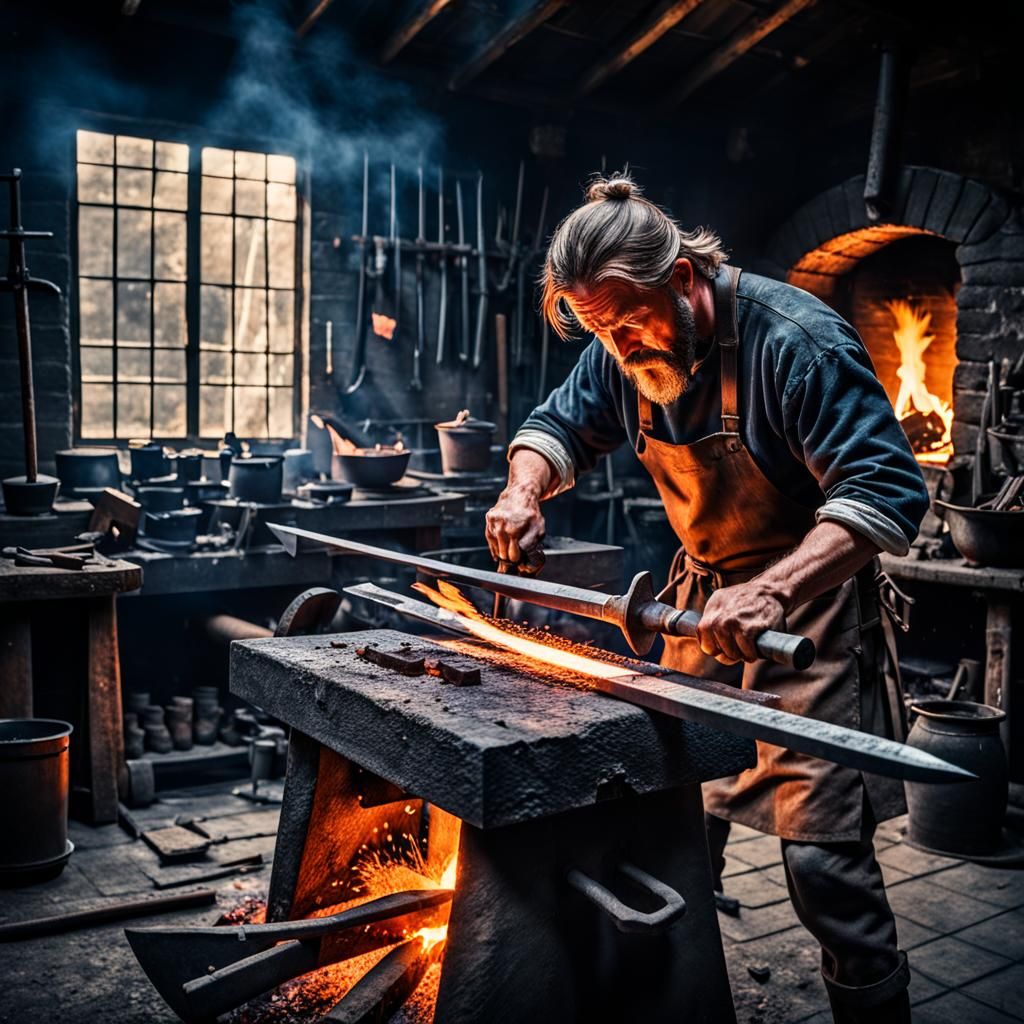 Sword's Point of View: Blacksmith at the Forge