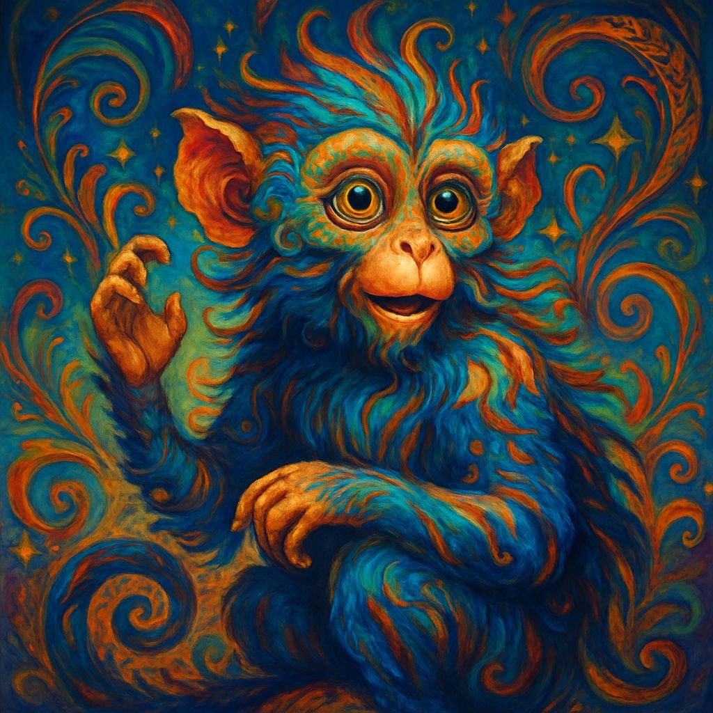 Fantastic Monkey Generated by AI