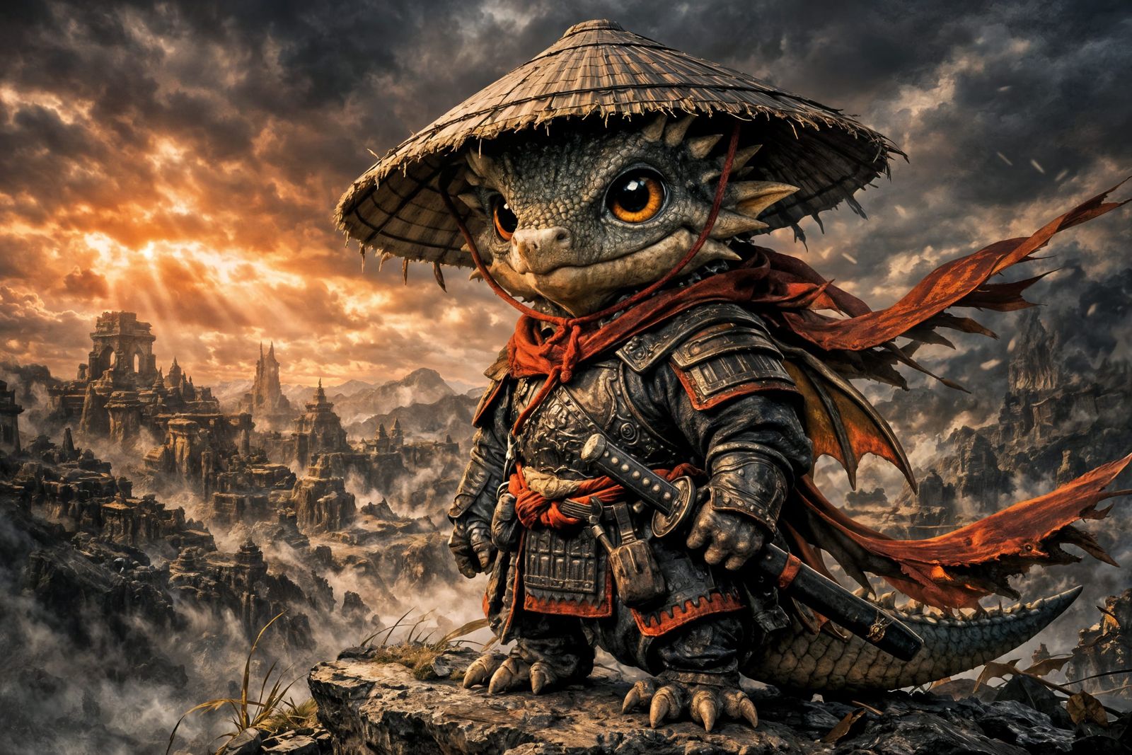 Among the Ruins, Only One Hat Remains Untouched – And It’s Crooked