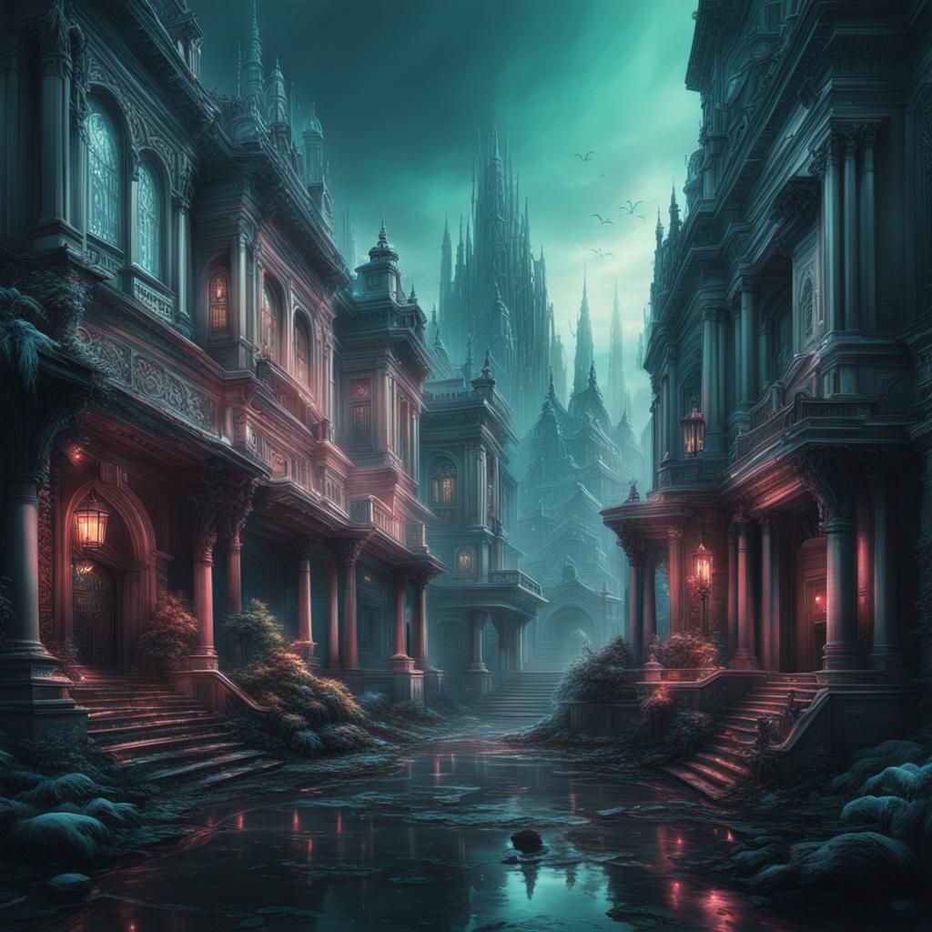 Pastel Sinister Art: Dramatic Digital Painting