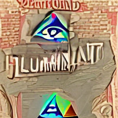 All-Seeing Eye Symbol in Triangle