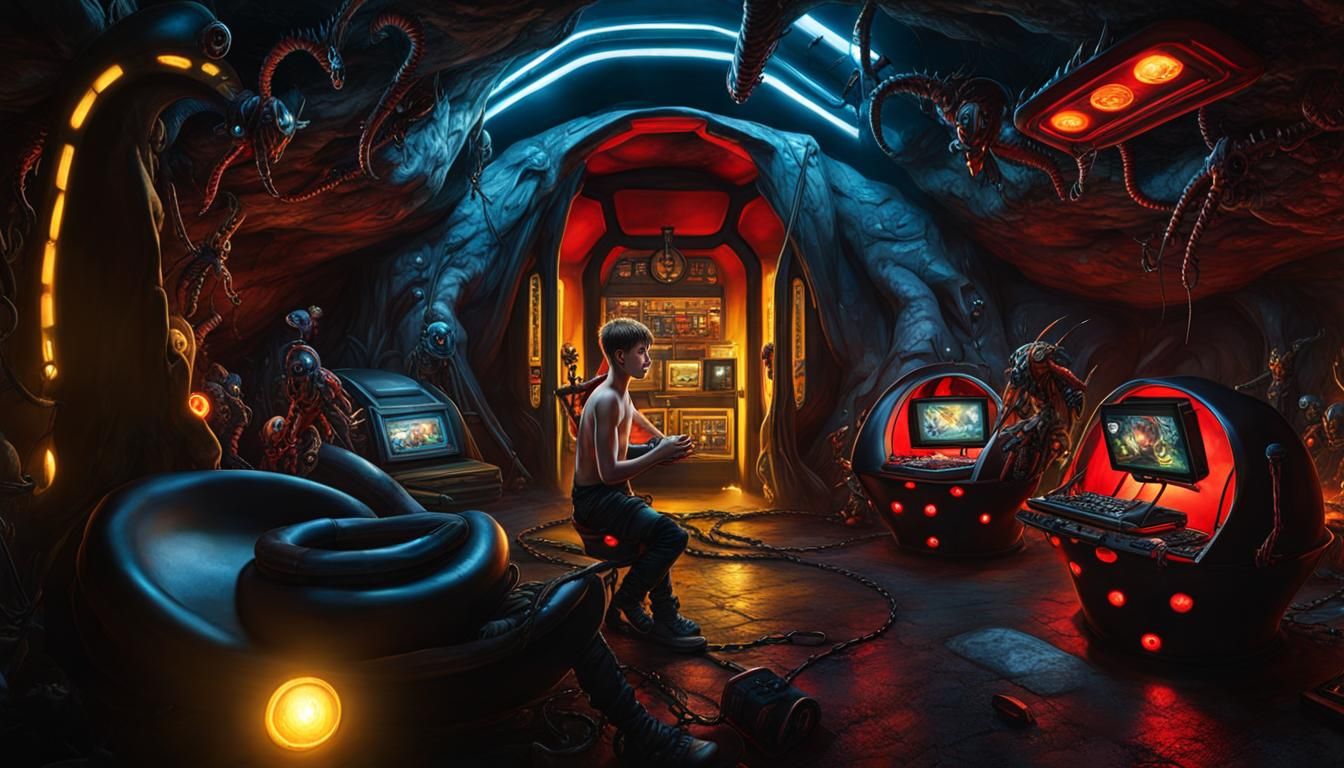 Alien experiment underground