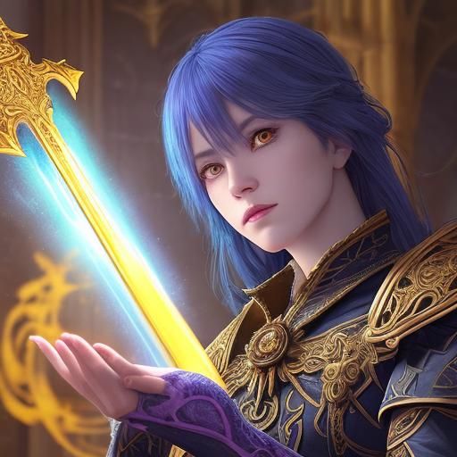 Female Demon Slayer on Mystical Mountain