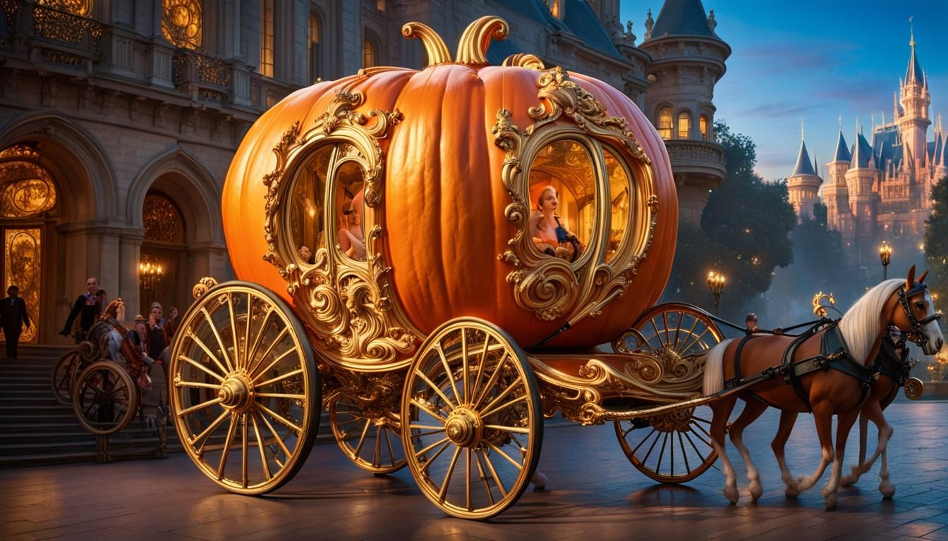 Cinderella and Her Carriage Awaits 1.