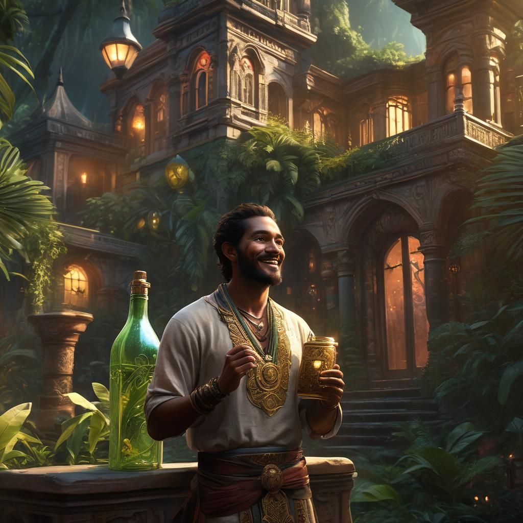 Tropical Mansion Reveal: Unreal Engine Concept Art