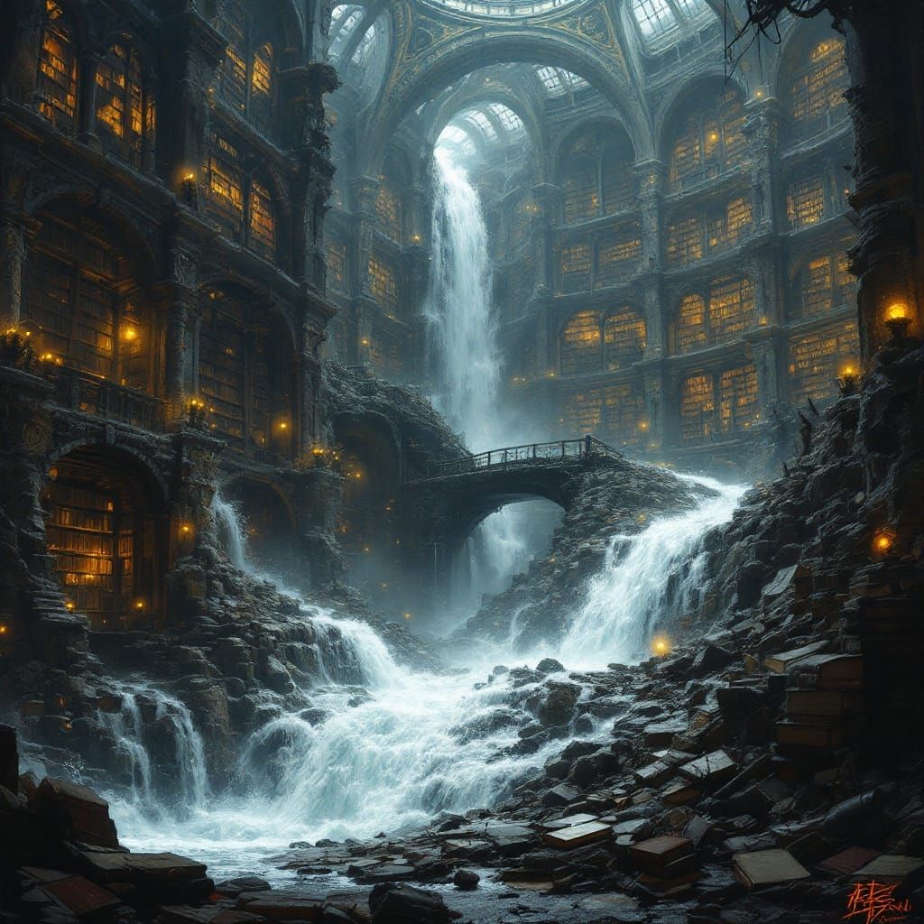 Ruin and Revival in a Post-Apocalyptic Library