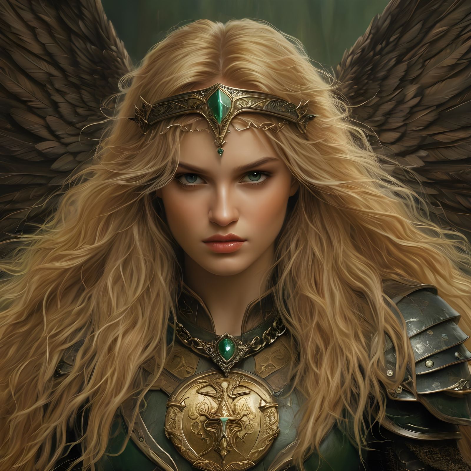 Valkyrie Goddess in Luis Royo Style