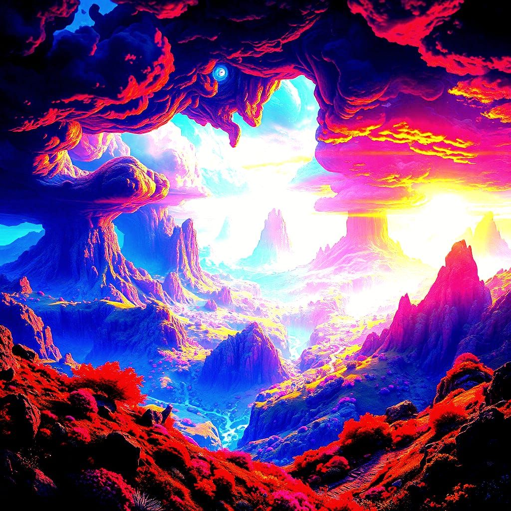 Fantastical Matte Painting with Intricate Details