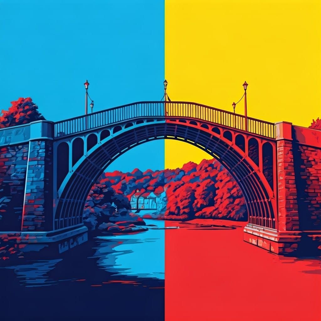 The Iron Bridge, Ironbridge, Shopshire,