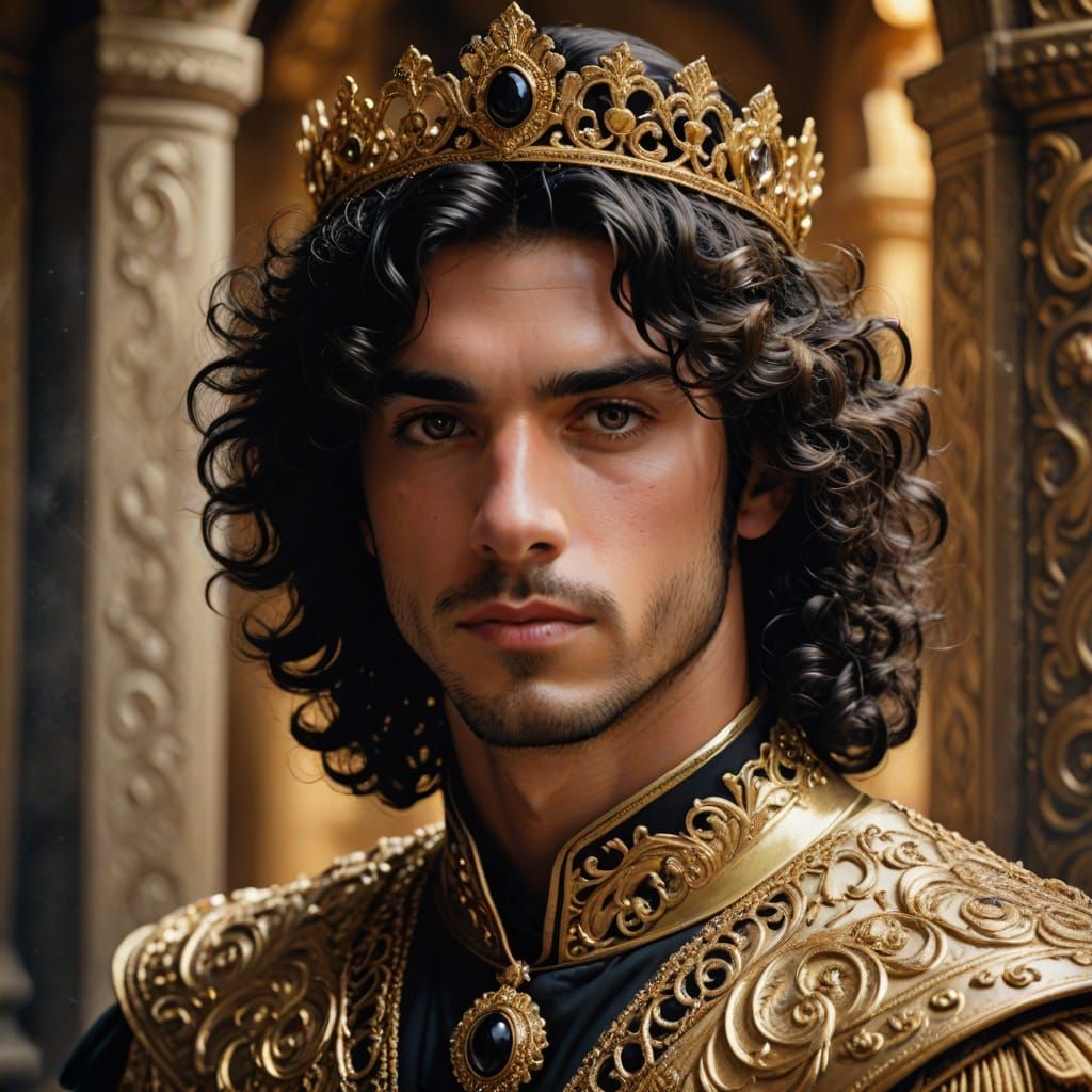 Prince Paris of Troy in Regal Attire