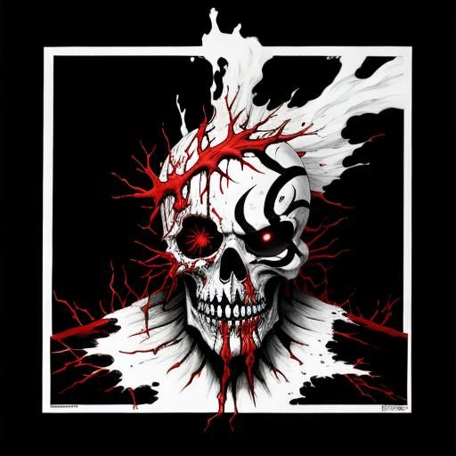 Menacing Carnage Illustration in Comic Book Style