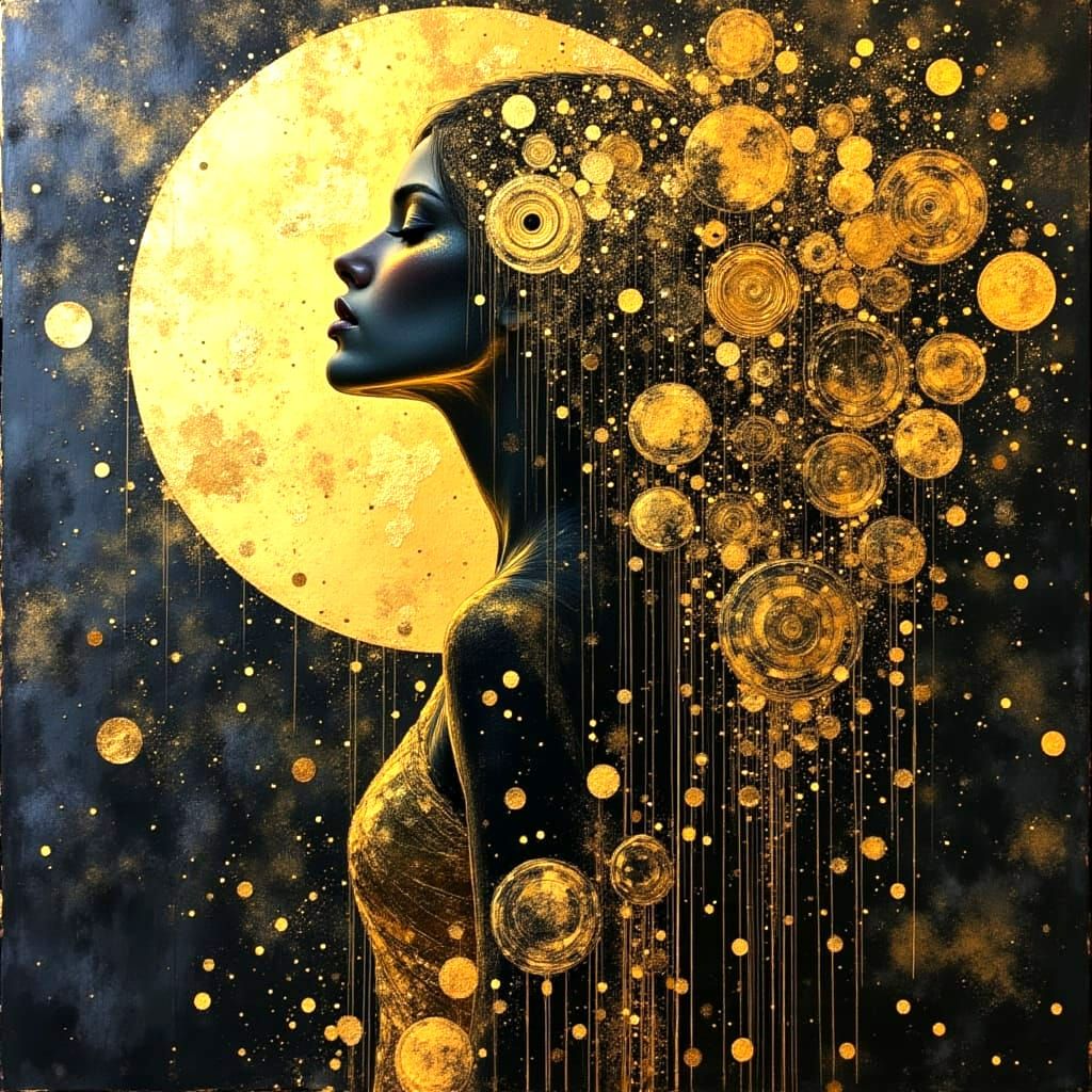 Surreal Triptych of Dreamlike Worlds in Retro Style