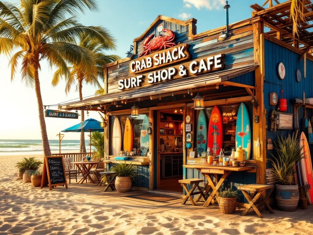 Beachside Crab Shack Surf Shop & Cafe