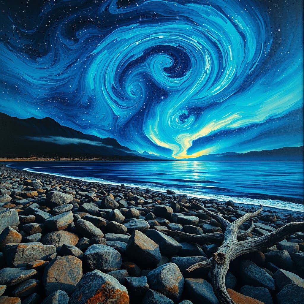 Celestial Dreamscape in Vibrant Colors