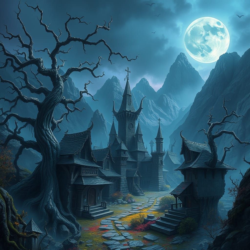 Mysterious Village Under Dark, Otherworldly Curse