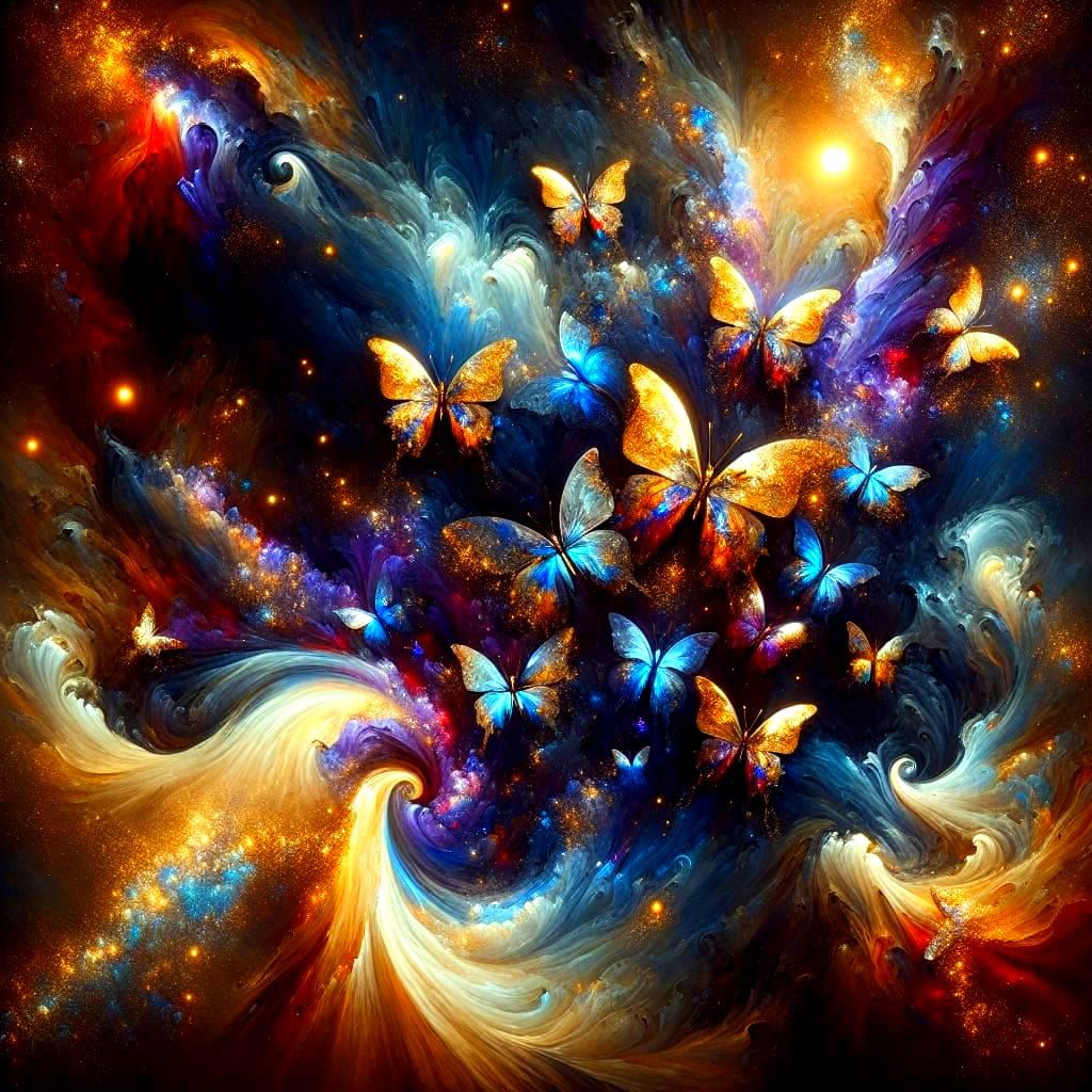 Ethereal Celestial Butterflies