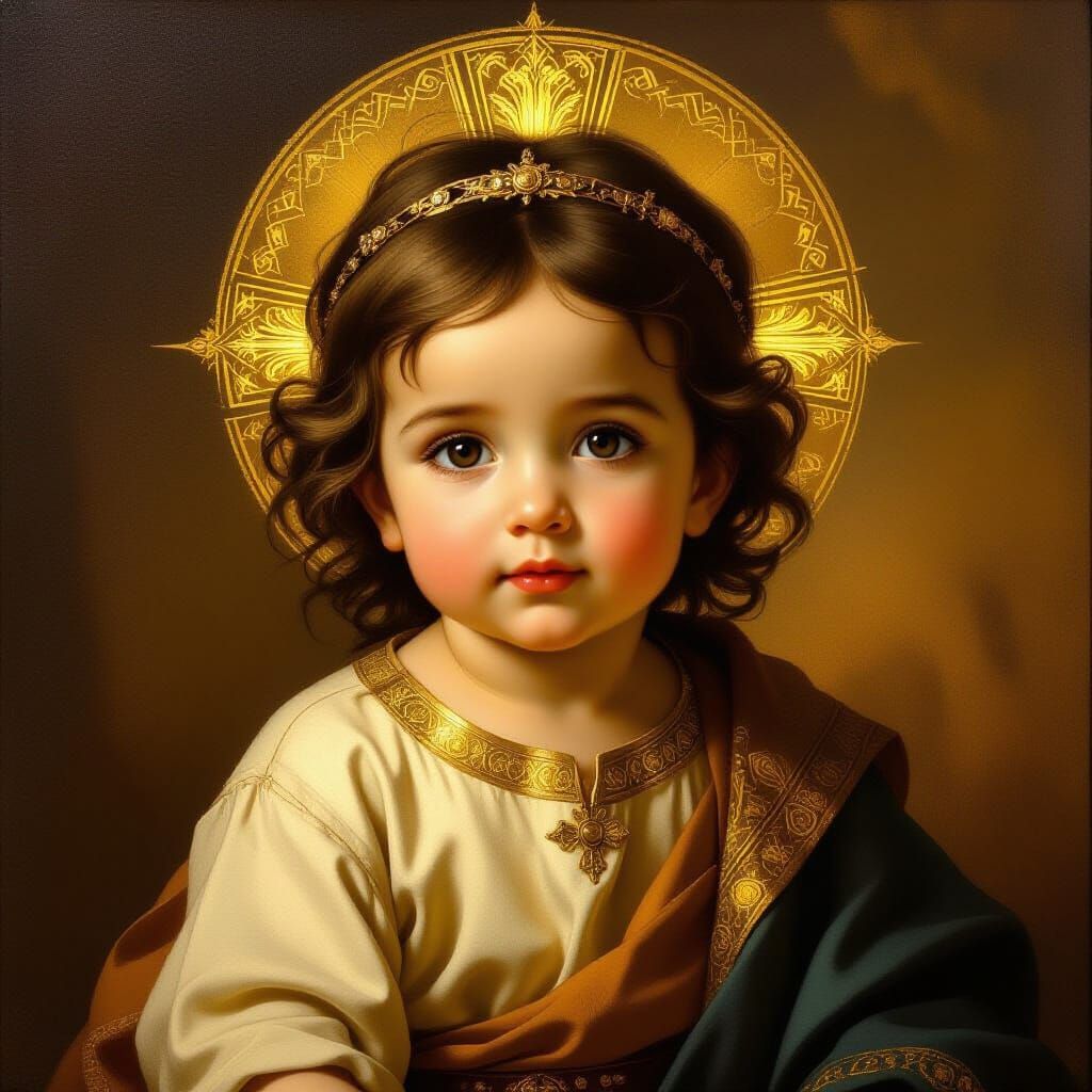 Sephardic Jewish Baby Jesus in Renaissance Style
