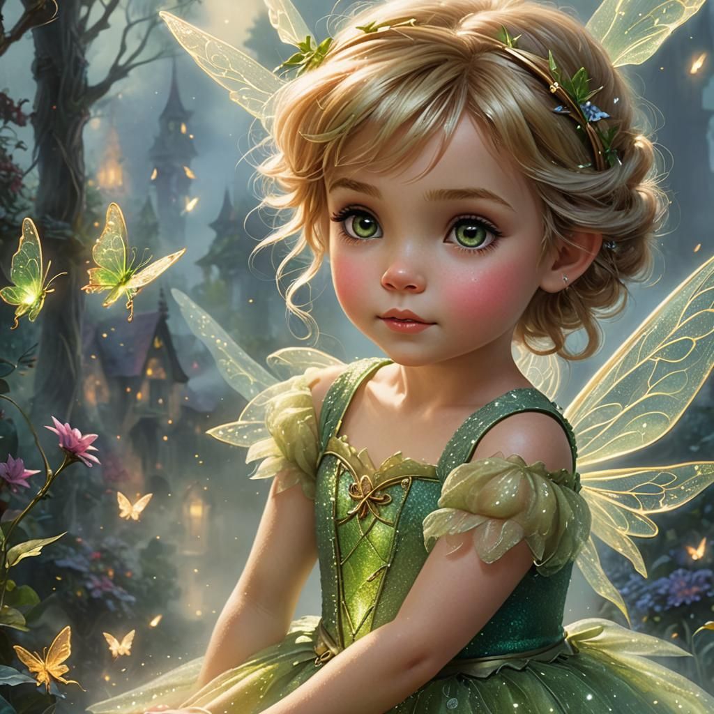 Ethereal Tinkerbell Fairytale Portrait