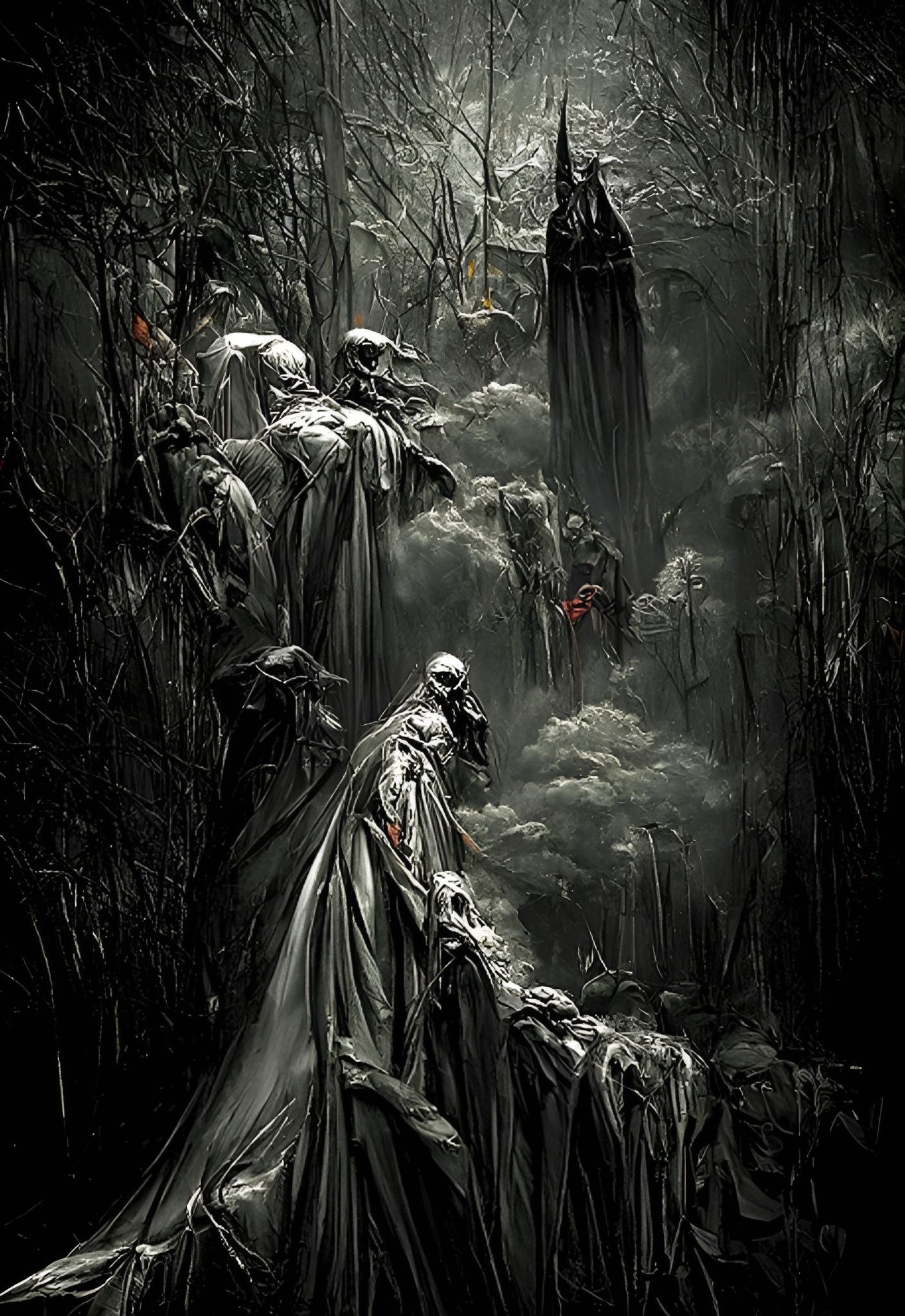 Grim Reaper and Dracula: A Dark Encounter