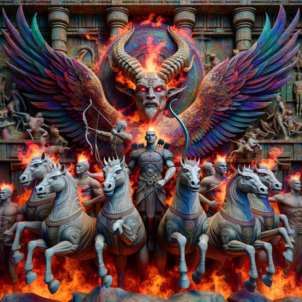 Psychedelic Centaurs and Sagittarius Guardian