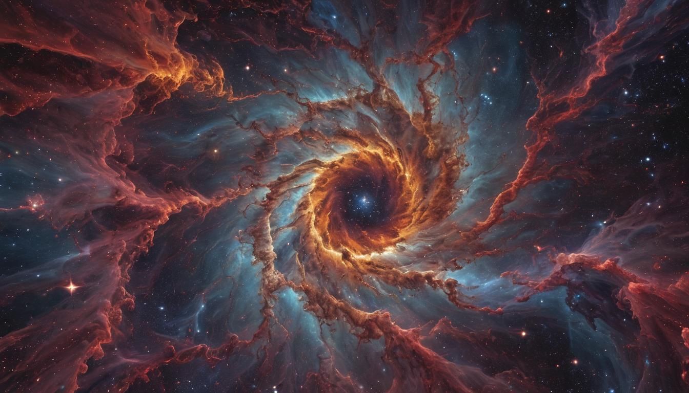 Nebula Vortex Unfolding: A Mandelfractal Photo