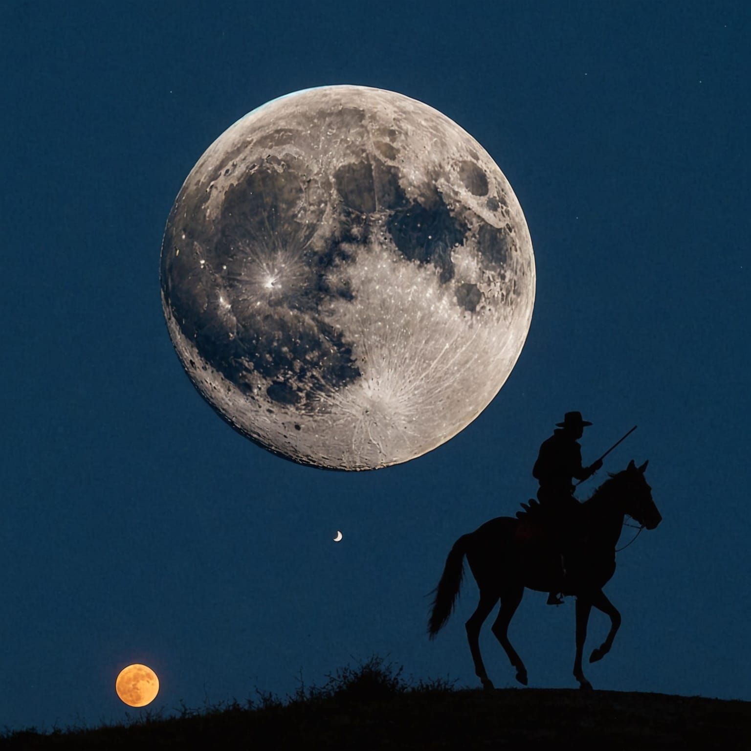 Spectacular Hunter's Moon Supermoon on October 7th 2025