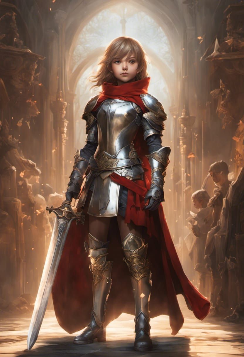 young squire dreams of being a knight