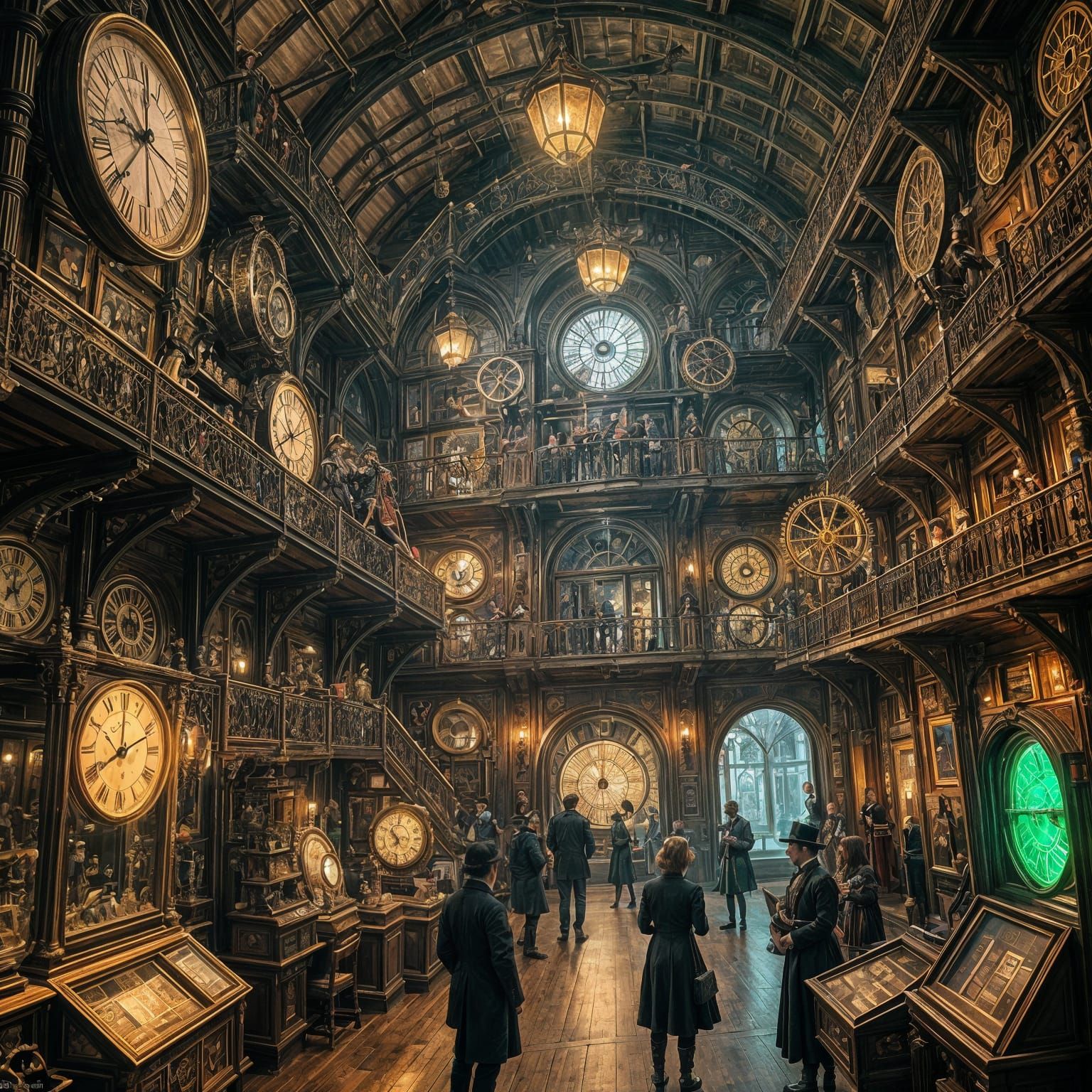 Victorian Steampunk Museum of Time Travel
