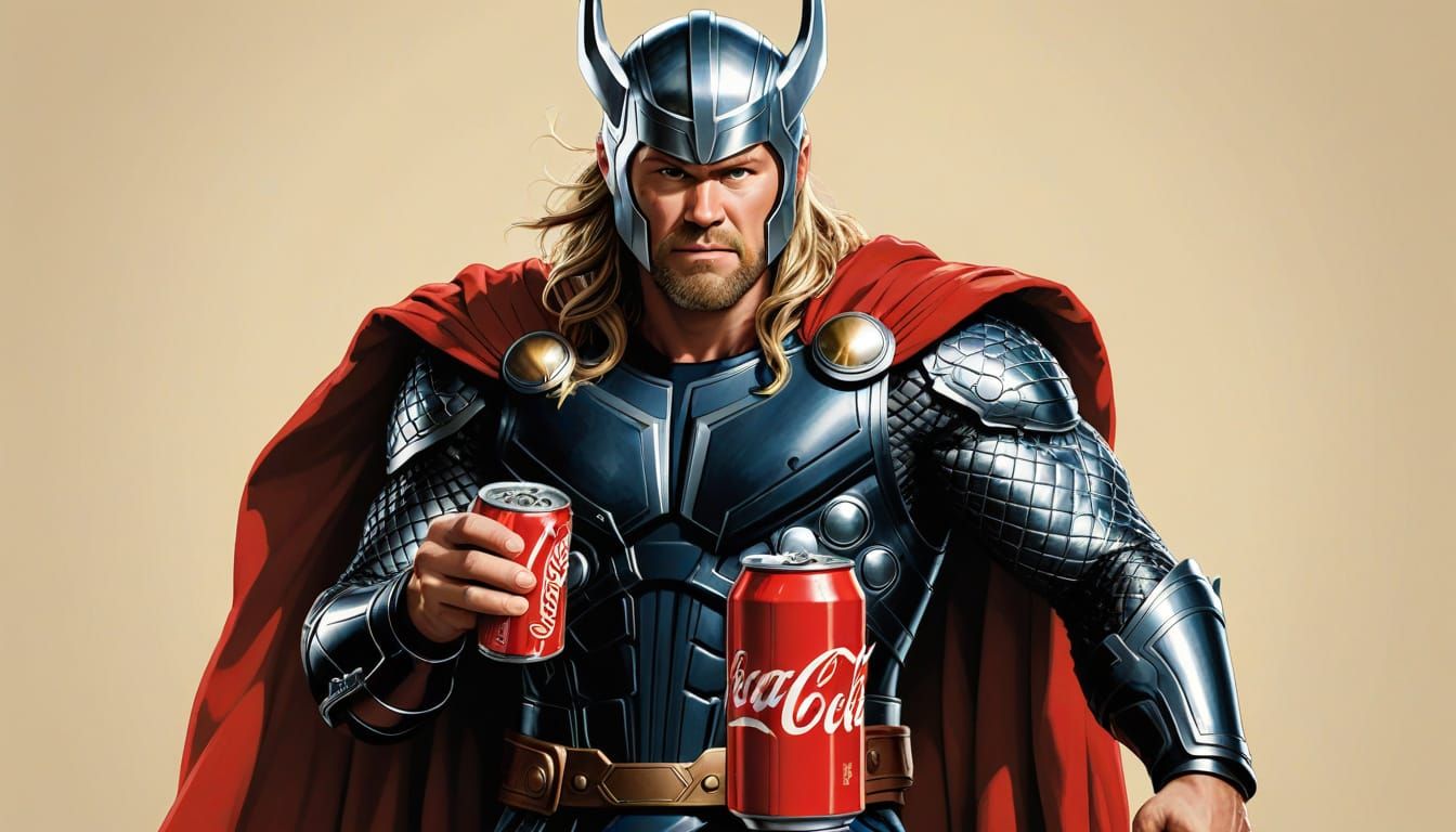 Thor Sips Coca Cola in a Hilarious Mash-Up